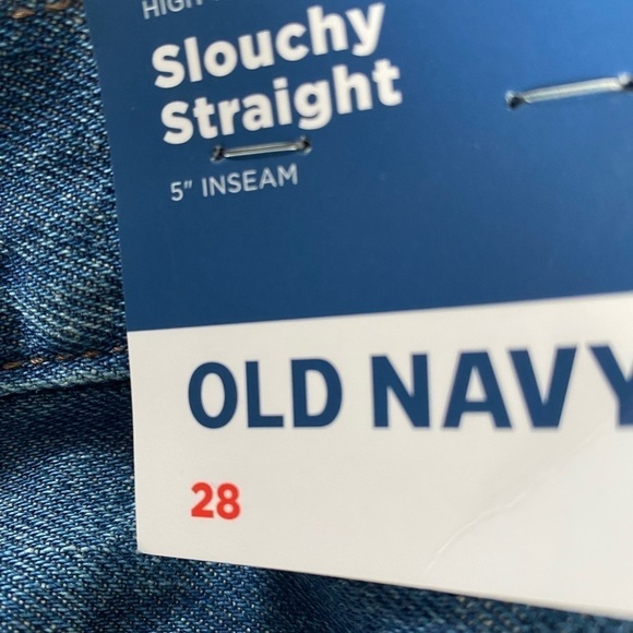 NWT High-Waisted Straight Non-Stretch Cut-Off Jean Shorts 5” inseam size: 28 - Picture 5 of 5